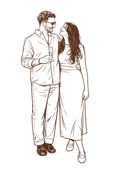 Arina and Elnur logo